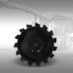 SET DE 2 ROUES Å GODET + POIDS pour  MOTOCULTEUR MGT-800D