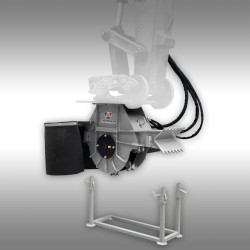 ROGNEUSE DE SOUCHE HYDRAULIQUE BSF-50B EXCAVATRICE