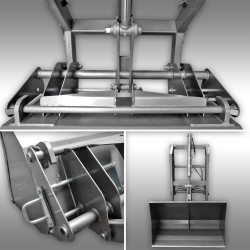 CHARGEUR ARRIÈRE HYDRAULIQUE HL-3000 PELLE AGRICOLE