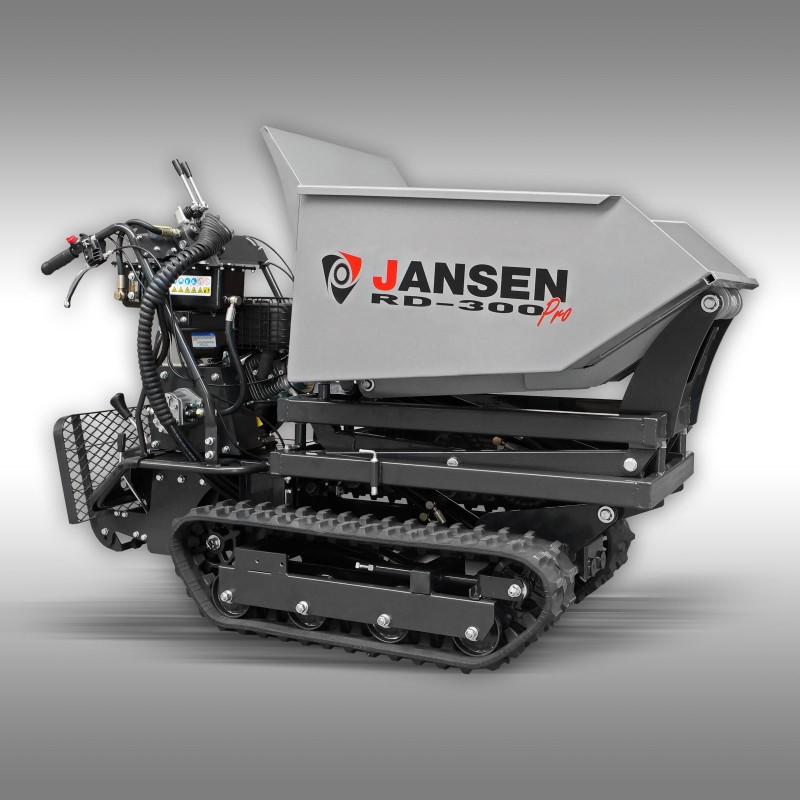 Dumper hydraulique sur chenilles Jansen RD-300pro, avec système de basculement élevé Dumper hydraulique sur chenilles Jansen RD-300pro, avec système de basculement élevé