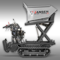 Dumper hydraulique sur chenilles Jansen RD-300pro,  avec système de basculement élevé