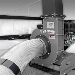 Aspirateur souffleur de feuilles thermique tractable Jansen LG-1300