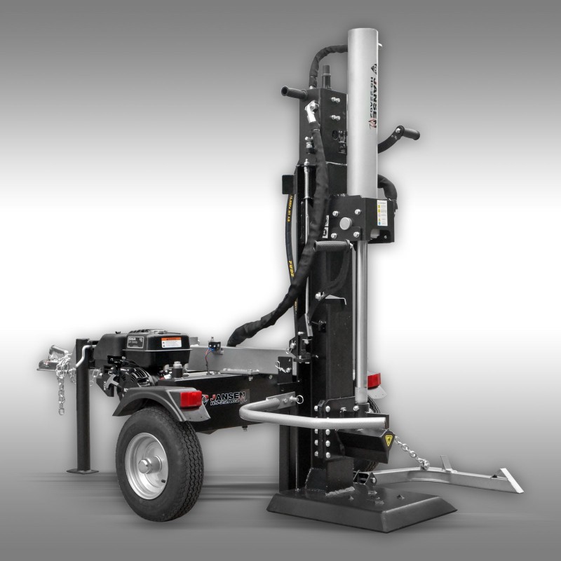Fendeuse de bûches HS-22A62-V2, 22 t, 65 cm, moteur à essence Jansen Fendeuse de bûches HS-22A62-V2, 22 t, 65 cm, moteur à essence Jansen