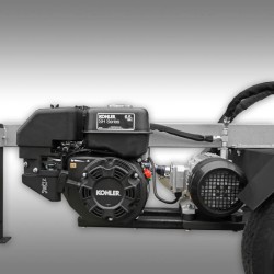 Fendeuse de bûches HS-22A62K essence+moteur électrique, 22 t, 62 cm Jansen