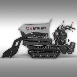 Dumper sur chenilles RD-300proS, hydraulique, avec auto-chargeur & Déchargement en hauteur Jansen