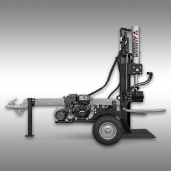 Fendeuse de bûches HS-22A62K-V2, essence+électrique 380V , 22 t, verticale Jansen