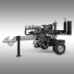 Fendeuse de bûches HS-22A62K-V2, essence+électrique 380V , 22 t, verticale Jansen