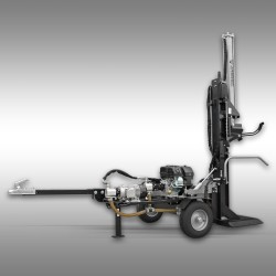 Fendeuse de bûches HS-20H110K-V2, essence+électrique 380V, 20 t, verticale Jansen