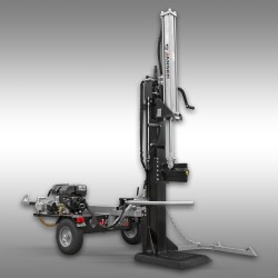 Fendeuse de bûches HS-20H110K-V2, essence+électrique 380V, 20 t, verticale Jansen