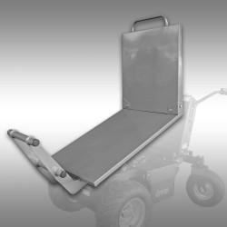 Benne plate, plateau pour dumper électrique MSK-500 Jansen