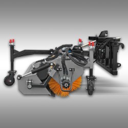 Balayeuse Tracteur JK-130, équipé d'une attache EURO, CAT.1+2, Jansen