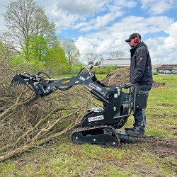 Godet à grappin, godet d'ensilage pour chargeuse compacte KL-200, Jansen