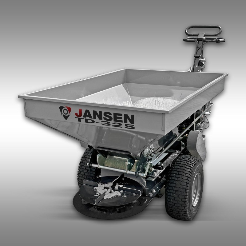Sableuse, scarificateur de gazon, épandeur d'engrais, topdresser, TD-325 Jansen Sableuse, scarificateur de gazon, épandeur d'engrais, topdresser, TD-325 Jansen