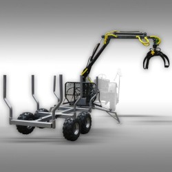 Grue sur remorque porte grumes 3000KG, HRW-30 Jansen