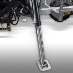 Remorque porte grumes professionnelle, grue Jansen