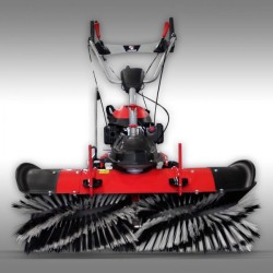 Balayeuse MKB-500 BS 6,5 CV + Démarreur + Lame neige + Collecteur Jansen