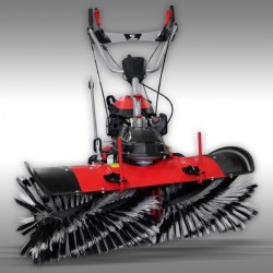 Balayeuse MKB-500 BS 6,5 CV + Démarreur + Lame neige + Collecteur Jansen