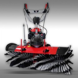 Balayeuse MKB-500 BS 6,5 CV + Démarreur + Lame neige + Collecteur Jansen