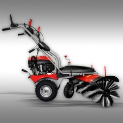 Balayeuse MKB-500 BS 6,5 CV + Démarreur + Lame neige + Collecteur Jansen