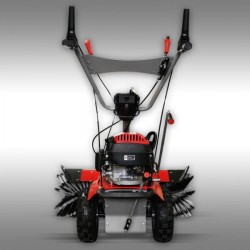 Balayeuse MKB-500 BS 6,5 CV + Démarreur + Lame neige + Collecteur Jansen