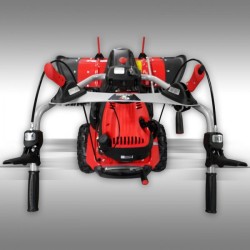 Balayeuse MKB-500 BS 6,5 CV + Démarreur + Lame neige + Collecteur Jansen