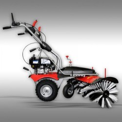 BALAYEUSE Jansen MKB-500 BS 6,5 CV + Lame neige + Collecteur Jansen