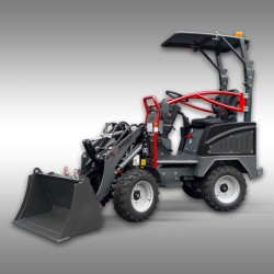 Valet de ferme électrique, chargeur HL-500E, sur roues, Jansen