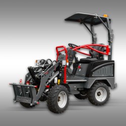 Valet de ferme électrique, chargeur HL-500E, sur roues, Jansen