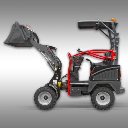 Valet de ferme électrique, chargeur HL-500E, sur roues, Jansen