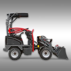 Valet de ferme électrique, chargeur HL-500E, sur roues, Jansen