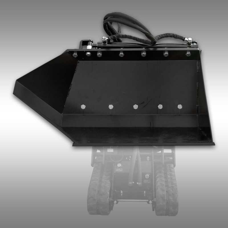 Godet à déversement latéral pour chargeuse compacte KL-200, Jansen