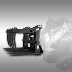 Mâchoire à crocodile pour chargeuse compacte KL-200 Jansen