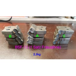 Couteau carbure à l'unité, dent, lame pour éssoucheuse coupe racines BSF13 Jansen