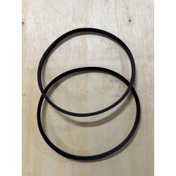 Set de 2 courroies pour gyrobroyeur de motoculteur MGT-600E 15 CV, Jansen