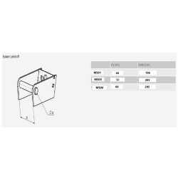 Fendeur à vis JSK-350-MS01, cône de fendage, de forage Jansen