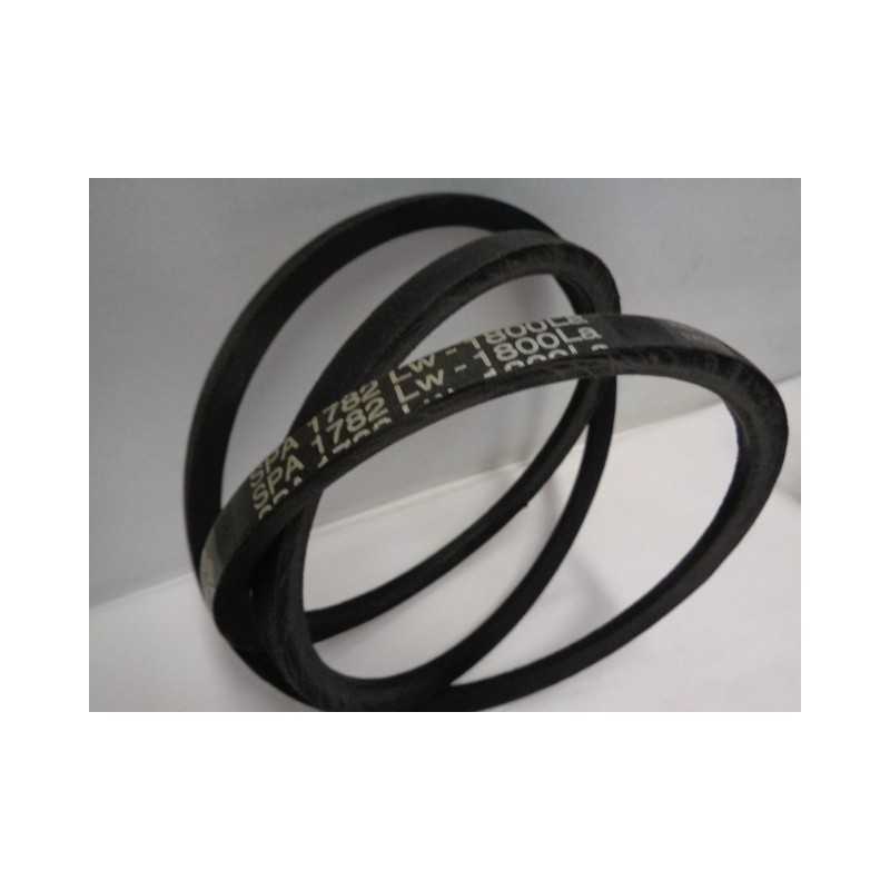 Courroies 1782 pour broyeur Jansen 1500E, jeu de 2