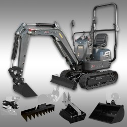 Mini-pelle Jansen MB-700 8,5ch | Compacte & Puissante pour Terrassement