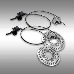 Kit freins hydrauliques JANSEN® MGT-600 | Disques + câbles