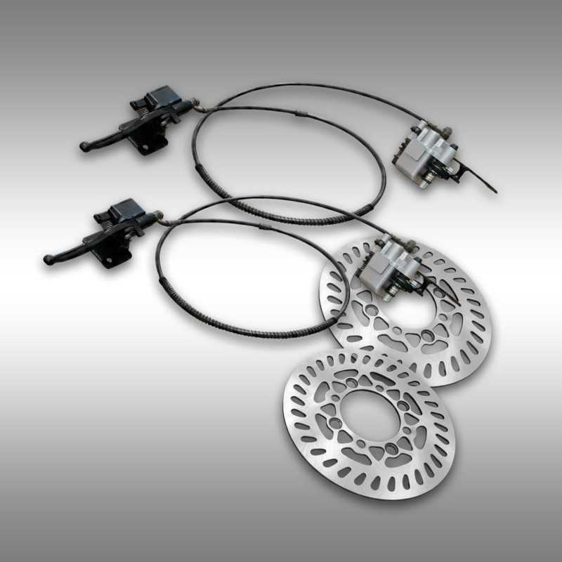 Kit freins hydrauliques JANSEN® MGT-600 | Disques + câbles