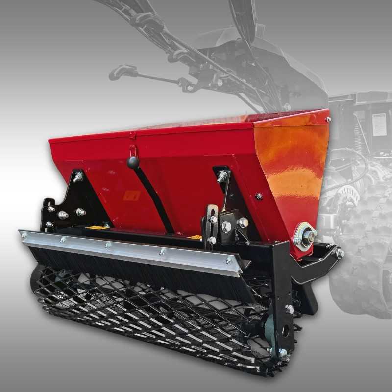 Semoir pour motoculteur MGT-600, trémie à semences, Jansen