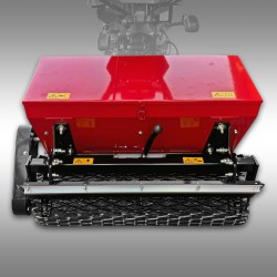 Semoir pour motoculteur MGT-600, trémie à semences, Jansen