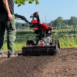 Enfouisseur de pierre, herse rotative pour motoculteur MGT-600, Jansen Enfouisseur de pierre, herse rotative pour motoculteur MGT-600, Jansen