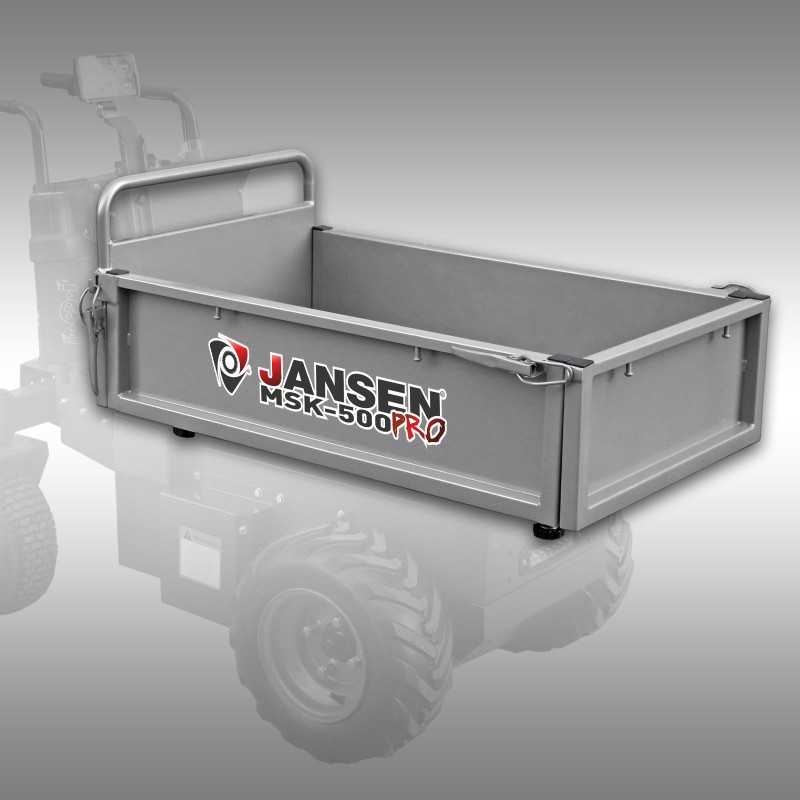 Benne plate pour brouette motorisée MSK-500pro, Jansen Benne plate pour brouette motorisée MSK-500pro, Jansen