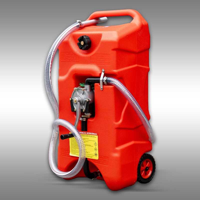 Bidon de carburant KSK-60, 60 litres, avec pompe manuelle, réservoir de carburant JANSEN®